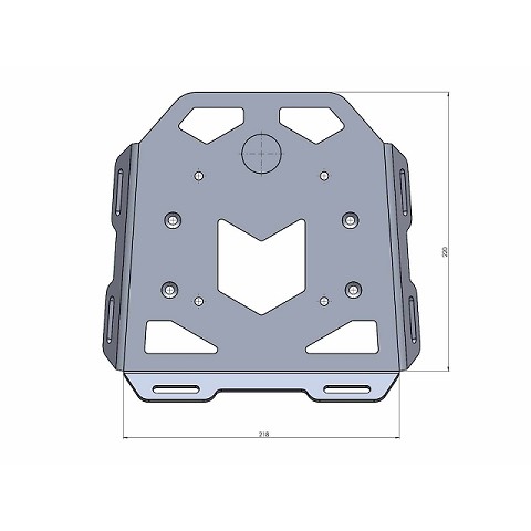 Portapacchi Minirack per Moto Guzzi V 100 Mandello (2022-)