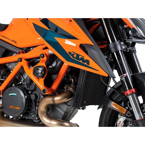 PROTEZIONE MOTORE CON CUSCINETTO DI PROTEZIONE ARANCIONE PER KTM 1290 SUPER DUKE R (202