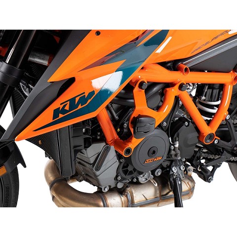PROTEZIONE MOTORE CON CUSCINETTO DI PROTEZIONE ARANCIONE PER KTM 1290 SUPER DUKE R (202