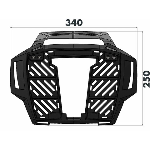 portapacchi Alurack per Aprilia Tuareg 660