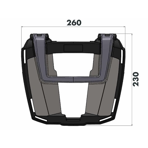 portapacchi Easyrack per Aprilia Tuareg 660