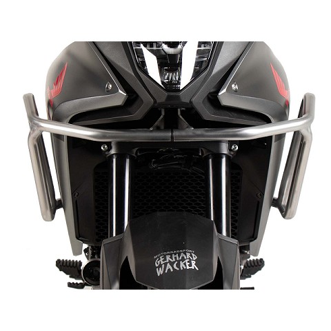 Paraserbatoio Argento - protezioni alte per Honda XL 750 Transalp