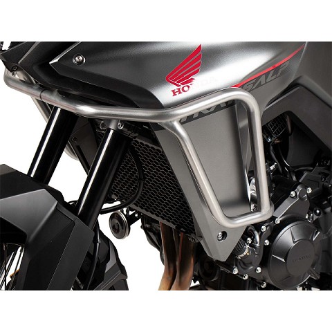 Paraserbatoio Argento - protezioni alte per Honda XL 750 Transalp