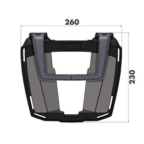 Portapacchi Easyrack per Honda NX 500 (2024-)