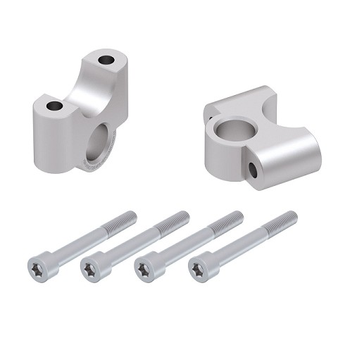 Riser Manubrio Argento 35mm per BMW R 1200 GS LC (2013-18)
