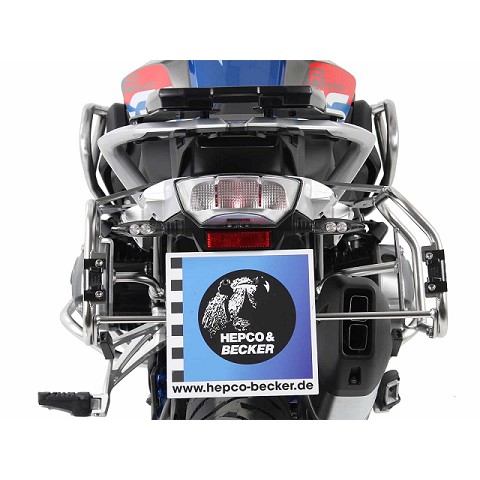 Set Sistema Cutout in Acciaio Inossidabile - Valigie Explorer Argento per BMW R 1200 GS LC (2013-18)