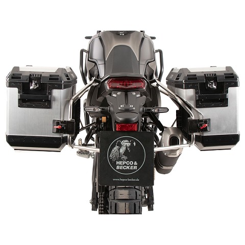 Set Sistema Cutout in Acciaio Inossidabile - Valigie Explorer Argento per Yamaha Tenere 700 (2025-)