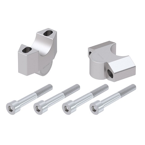 Riser Manubrio Argento per Honda X-ADV (2025-) - 30MM