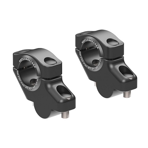 Riser Manubrio (30mm) Nero con Arretramento (21mm) per Zontes 125-C2 (2025-)