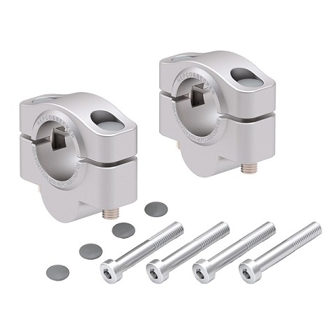 Riser Manubrio (20mm) Argento per Zontes 125-C2 (2025-)