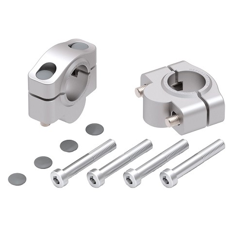 Riser Manubrio (20mm) Argento per Zontes 125-C2 (2025-)