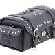 bauletto moto per due caschi | borse morbide laterali moto | borse moto harley